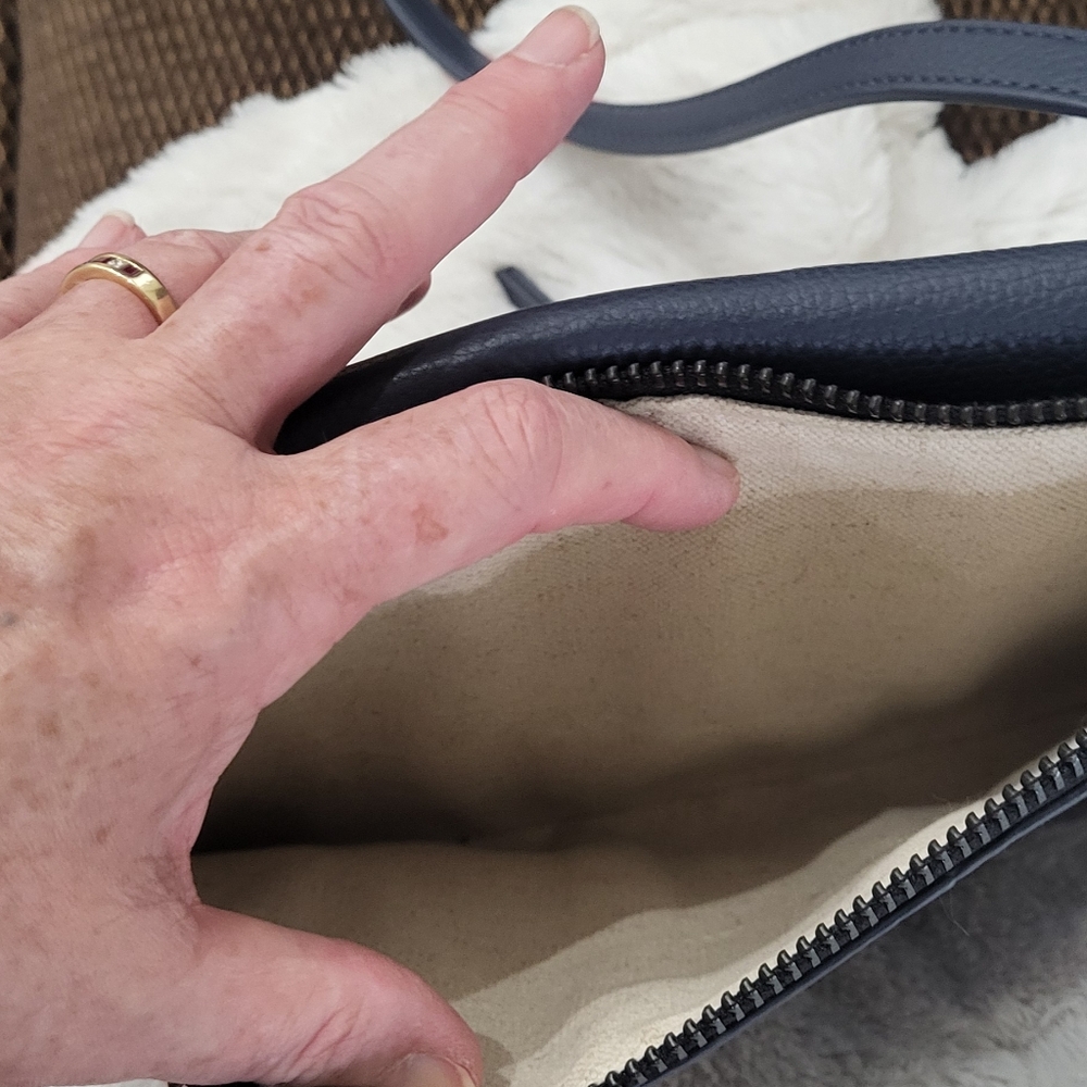 Nwot Botkier Trigger Asymmetric Zip Leather Cross… - image 5